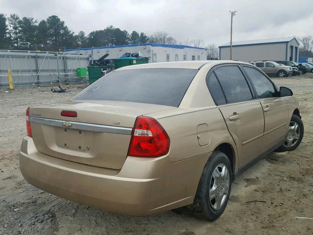 1G1ZS58F47F312491 - 2007 CHEVROLET MALIBU LS GOLD photo 4
