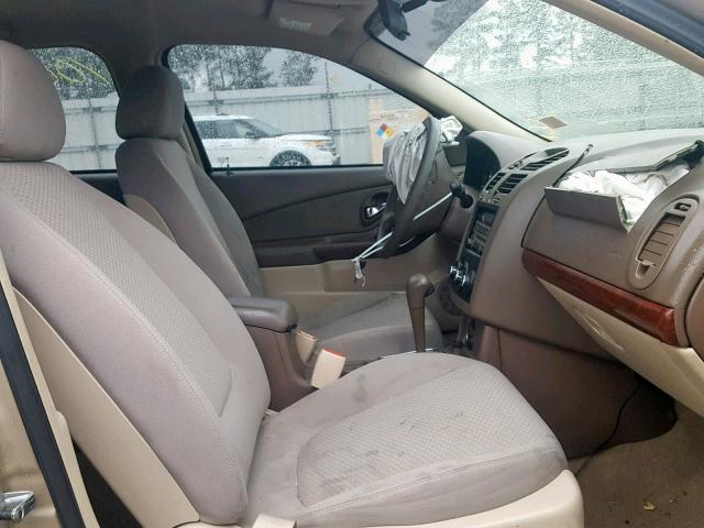 1G1ZS58F47F312491 - 2007 CHEVROLET MALIBU LS GOLD photo 5