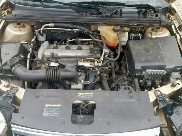 1G1ZS58F47F312491 - 2007 CHEVROLET MALIBU LS GOLD photo 7