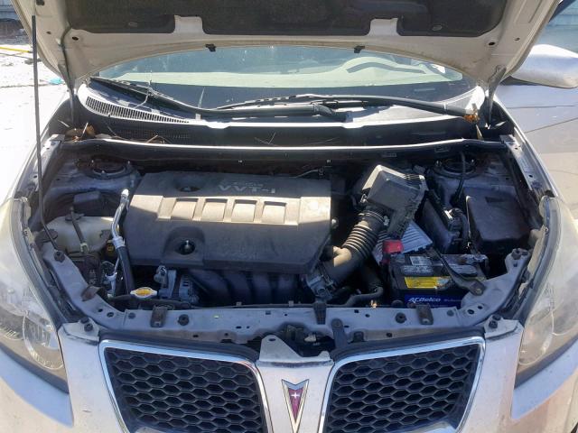 5Y2SP67899Z466991 - 2009 PONTIAC VIBE SILVER photo 7