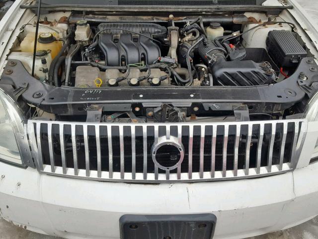 1MEFM40105G602568 - 2005 MERCURY MONTEGO LU WHITE photo 7