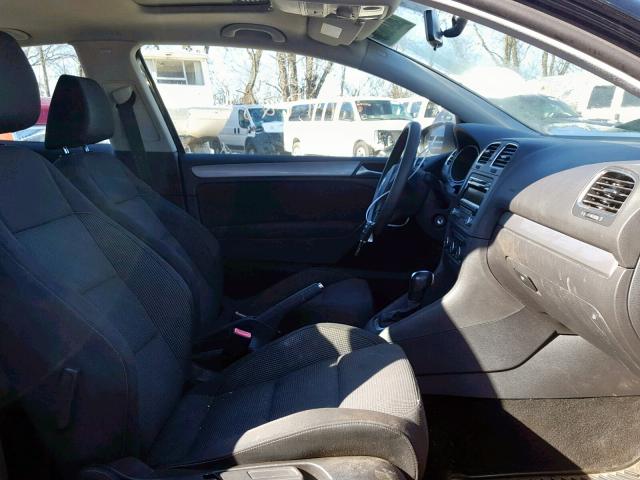 WVWBB7AJ7BW247339 - 2011 VOLKSWAGEN GOLF BLACK photo 5