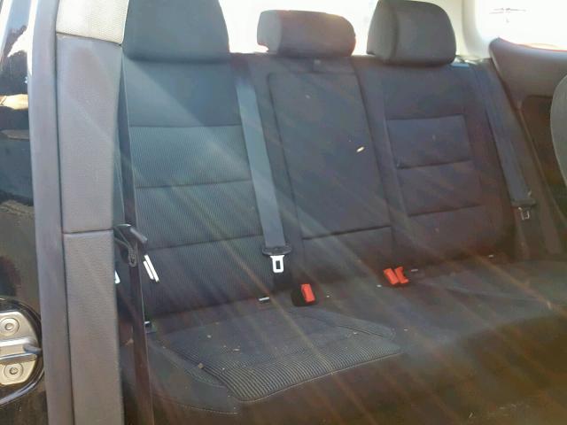 WVWBB7AJ7BW247339 - 2011 VOLKSWAGEN GOLF BLACK photo 6