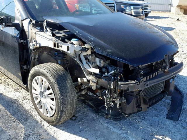 WVWBB7AJ7BW247339 - 2011 VOLKSWAGEN GOLF BLACK photo 9