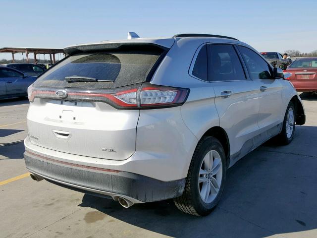 2FMPK3J85JBB51779 - 2018 FORD EDGE SEL SILVER photo 4