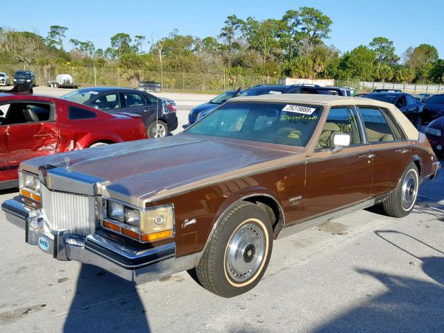 1G6AS6995BE684636 - 1981 CADILLAC SEVILLE GOLD photo 2