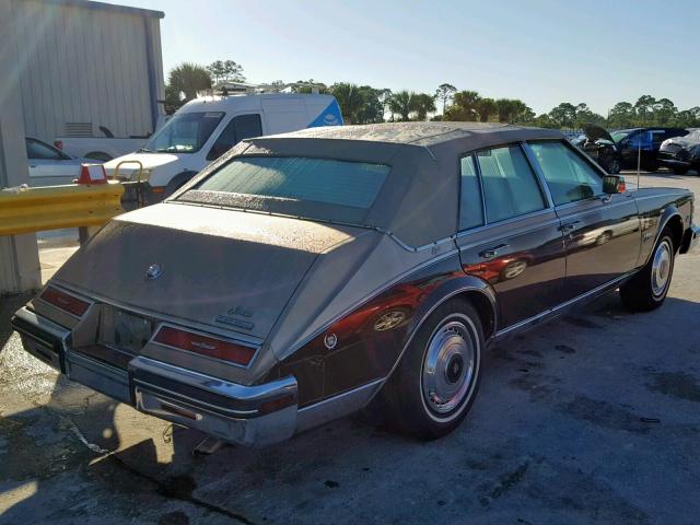 1G6AS6995BE684636 - 1981 CADILLAC SEVILLE GOLD photo 4