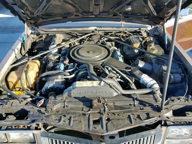 1G6AS6995BE684636 - 1981 CADILLAC SEVILLE GOLD photo 7