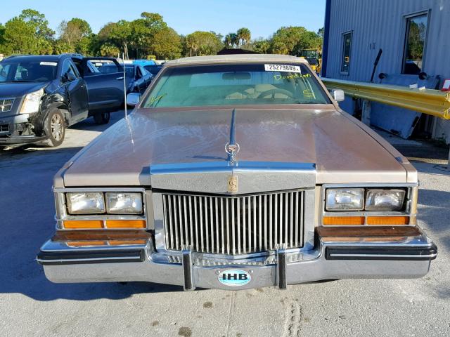 1G6AS6995BE684636 - 1981 CADILLAC SEVILLE GOLD photo 9