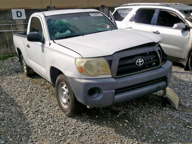 5TENX22N15Z069924 - 2005 TOYOTA TACOMA WHITE photo 1