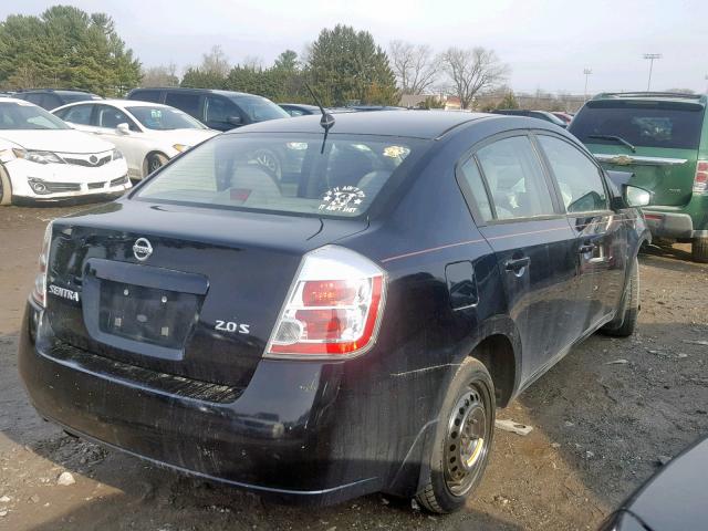 3N1AB61E47L601326 - 2007 NISSAN SENTRA 2.0 BLACK photo 4