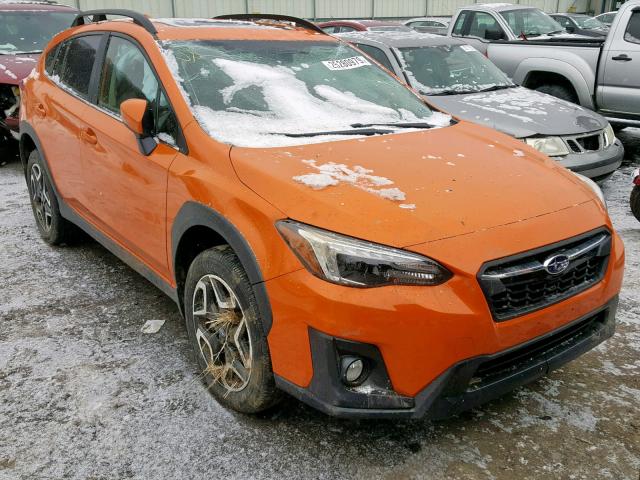 JF2GTANC3KH216686 - 2019 SUBARU CROSSTREK ORANGE photo 1