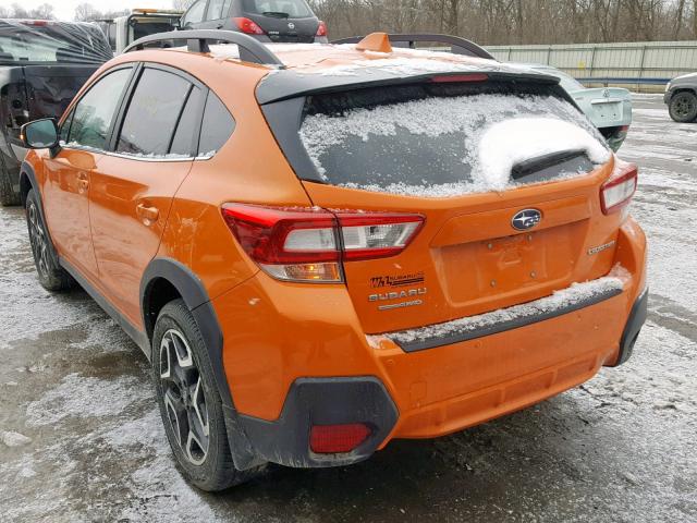 JF2GTANC3KH216686 - 2019 SUBARU CROSSTREK ORANGE photo 3