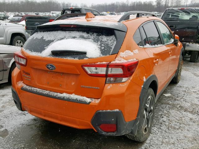 JF2GTANC3KH216686 - 2019 SUBARU CROSSTREK ORANGE photo 4