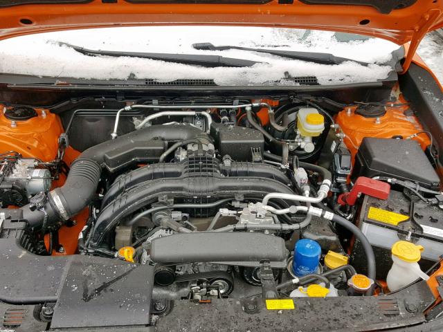 JF2GTANC3KH216686 - 2019 SUBARU CROSSTREK ORANGE photo 7