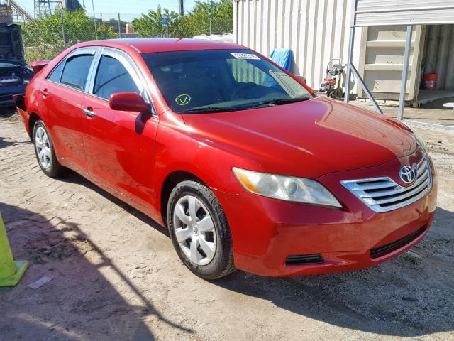 4T1BE46K27U124568 - 2007 TOYOTA CAMRY RED photo 1