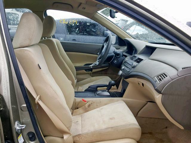 1HGCP2F42AA005082 - 2010 HONDA ACCORD LXP GOLD photo 5