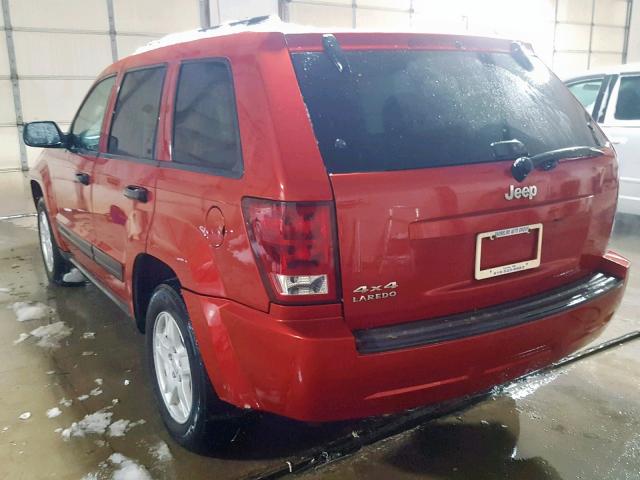 1J4GR48KX6C277273 - 2006 JEEP GRAND CHER RED photo 3