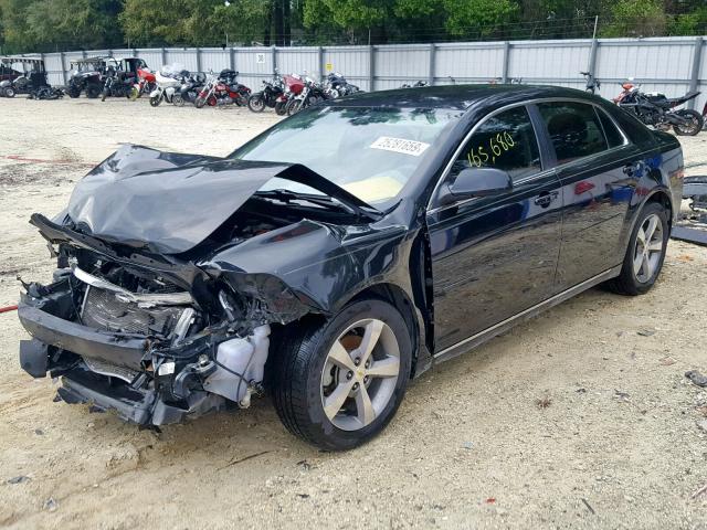 1G1ZC5E14BF305989 - 2011 CHEVROLET MALIBU 1LT 黑色 照片 2