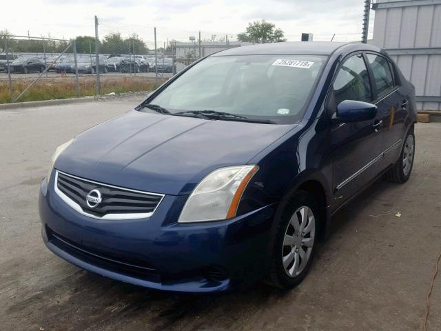 3N1AB6AP7BL647565 - 2011 NISSAN SENTRA 2.0 BLUE photo 2