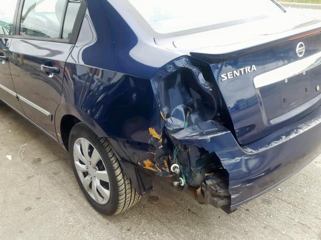 3N1AB6AP7BL647565 - 2011 NISSAN SENTRA 2.0 BLUE photo 9