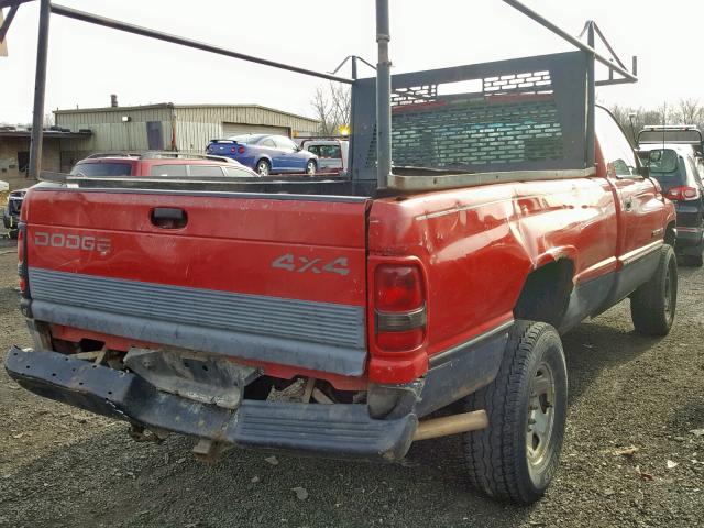 1B7JF26Z8RS642553 - 1994 DODGE RAM 2500 RED photo 4