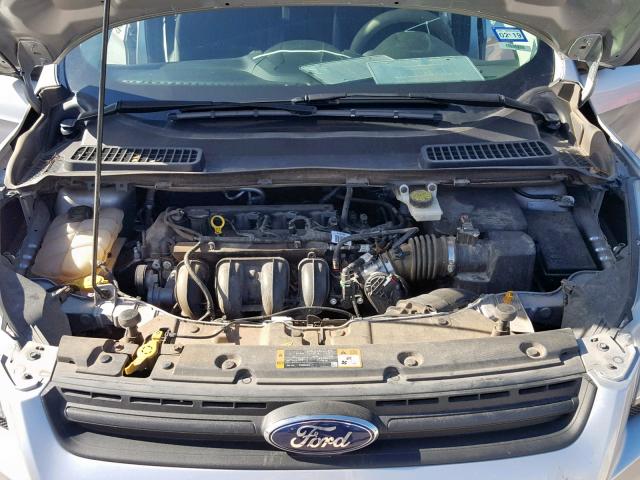 1FMCU0F70FUA61609 - 2015 FORD ESCAPE S SILVER photo 7