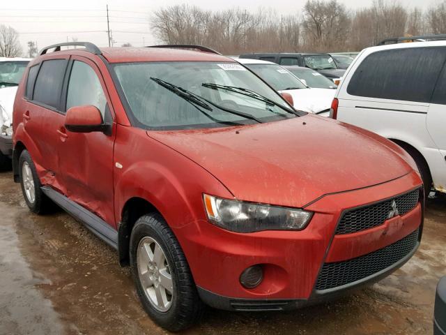 JA4AS2AW9AZ018856 - 2010 MITSUBISHI OUTLANDER RED photo 1