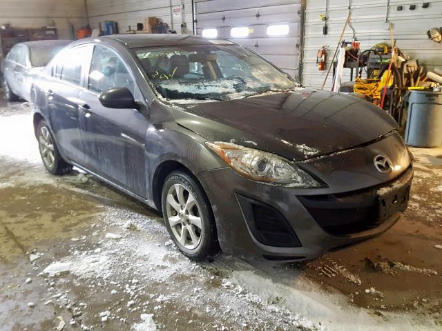 JM1BL1SF6A1347836 - 2010 MAZDA 3 I CHARCOAL photo 1