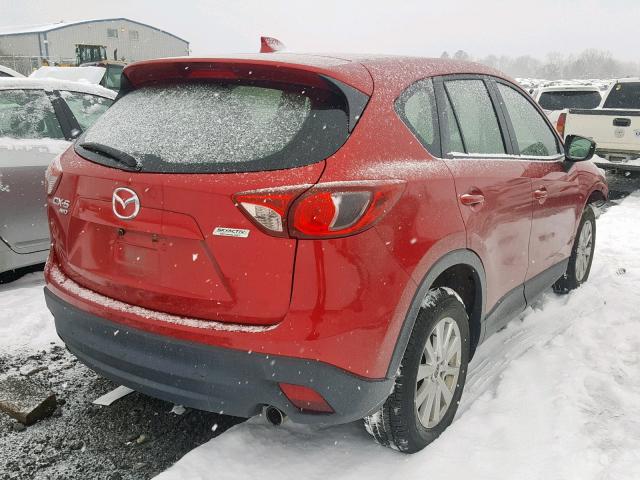 JM3KE4BY1F0520552 - 2015 MAZDA CX-5 SPORT RED photo 4