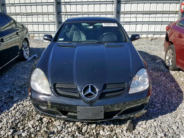 WDBWK54FX8F179929 - 2008 MERCEDES-BENZ SLK 280 BLACK photo 9