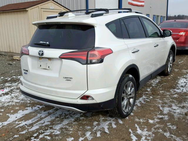 JTMDFREVXGJ100460 - 2016 TOYOTA RAV4 LIMIT WHITE photo 4