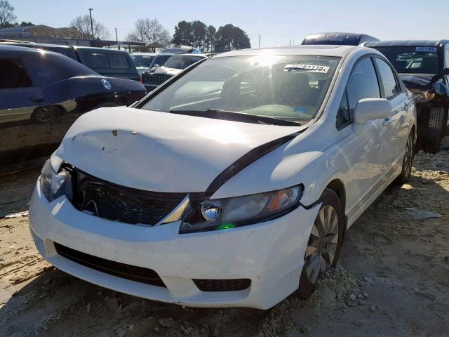 19XFA1F99BE004870 - 2011 HONDA CIVIC EXL WHITE photo 2