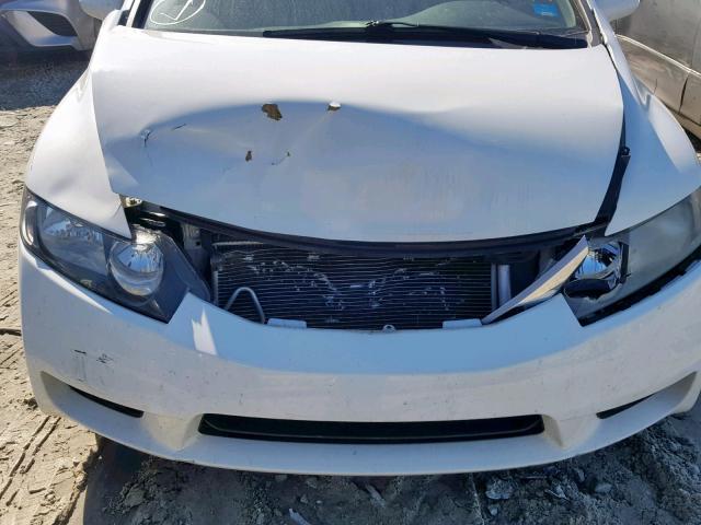 19XFA1F99BE004870 - 2011 HONDA CIVIC EXL WHITE photo 9