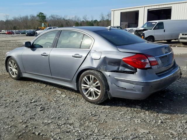 KMHGC4DD1EU266231 - 2014 HYUNDAI GENESIS 3. GRAY photo 3