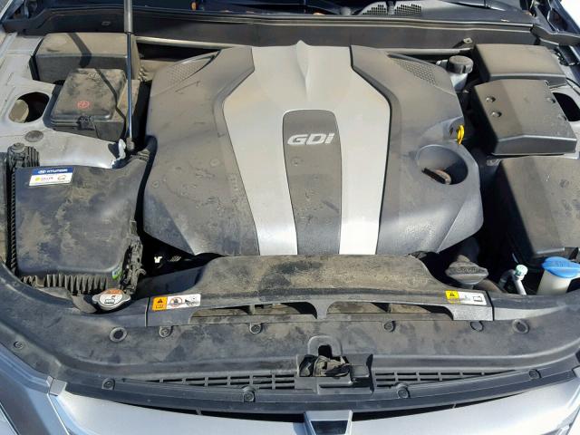 KMHGC4DD1EU266231 - 2014 HYUNDAI GENESIS 3. GRAY photo 7