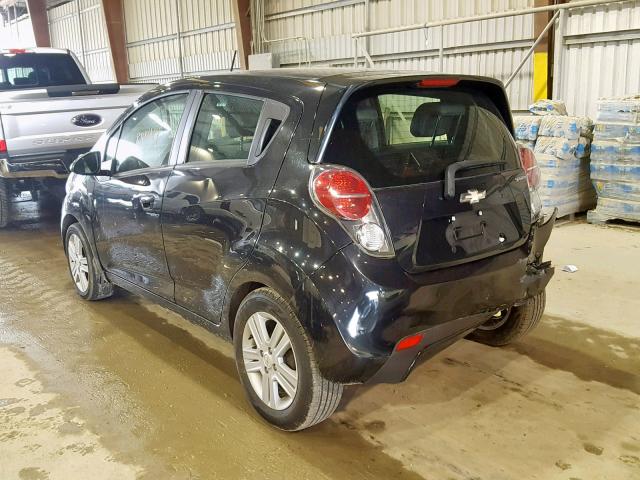 KL8CB6S97DC620119 - 2013 CHEVROLET SPARK LS BLACK photo 3