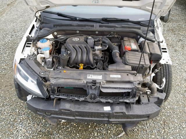 3VW1K7AJ8CM458513 - 2012 VOLKSWAGEN JETTA BASE 白色 照片 7