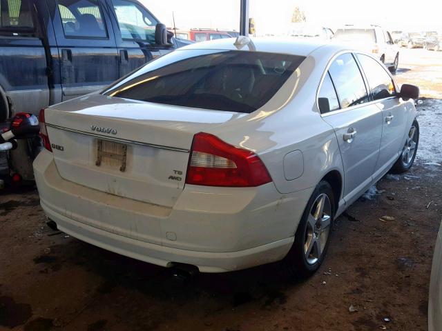 YV1AH992781057754 - 2008 VOLVO S80 T6 TUR WHITE photo 4