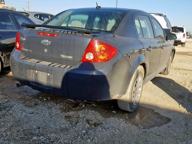 1G1AS58H497249162 - 2009 CHEVROLET COBALT LS CHARCOAL photo 4