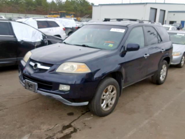 2HNYD18934H508345 - 2004 ACURA MDX TOURIN BLUE photo 2