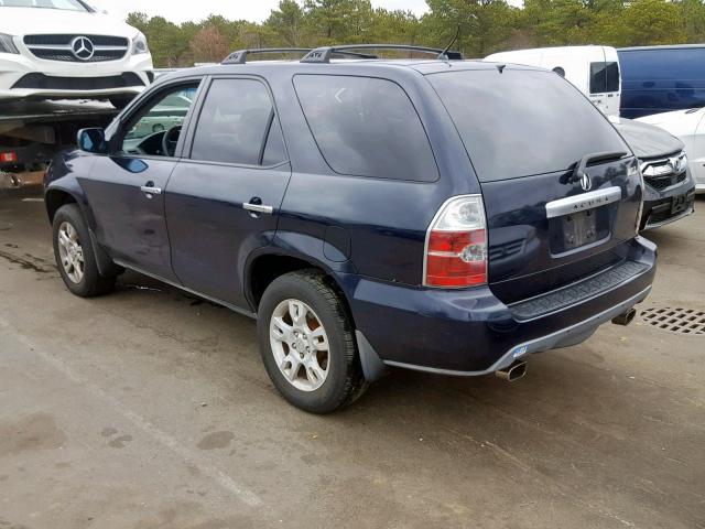 2HNYD18934H508345 - 2004 ACURA MDX TOURIN BLUE photo 3