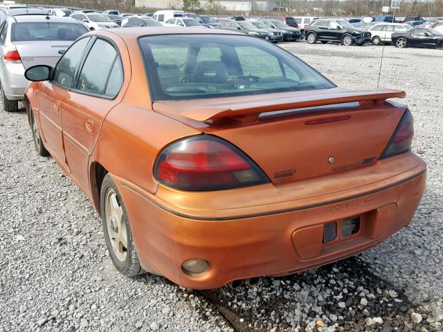 1G2NW52E54C162404 - 2004 PONTIAC GRAND AM G ORANGE photo 3