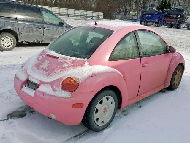 3VWBK21C03M404664 - 2003 VOLKSWAGEN NEW BEETLE PINK photo 4