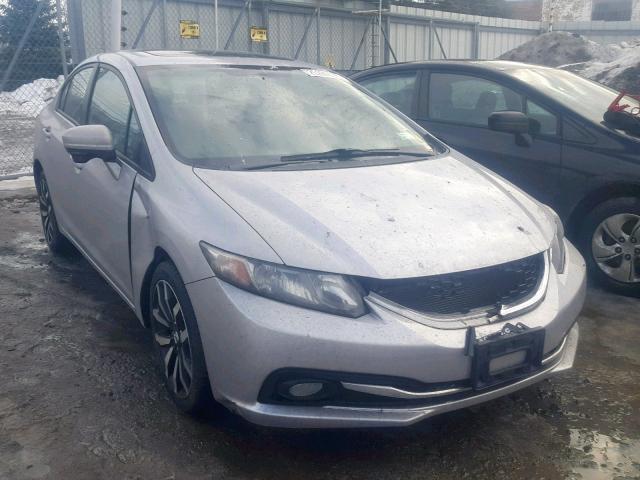 2HGFB2F96FH519226 - 2015 HONDA CIVIC EXL SILVER photo 1