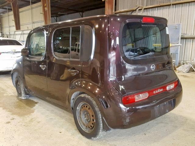 JN8AZ28R49T126533 - 2009 NISSAN CUBE BASE PURPLE photo 3