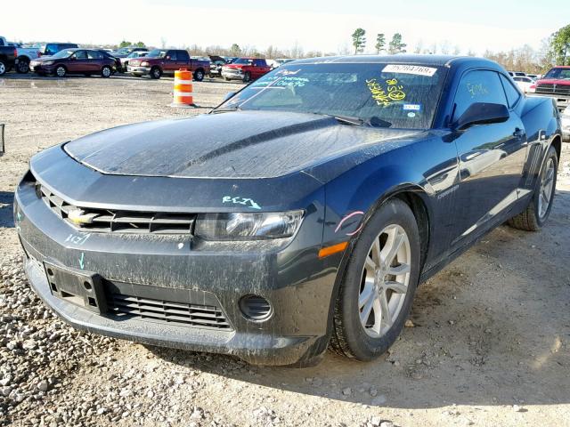 2G1FB1E35F9302209 - 2015 CHEVROLET CAMARO LS GRAY photo 2