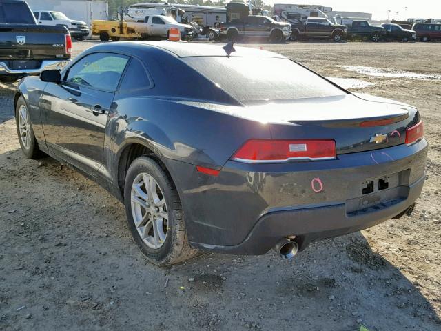 2G1FB1E35F9302209 - 2015 CHEVROLET CAMARO LS GRAY photo 3