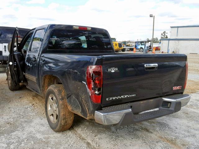 1GTDSCDE6A8131259 - 2010 GMC CANYON SLE BLACK photo 3