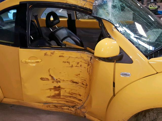 3VWCD21C5YM489605 - 2000 VOLKSWAGEN NEW BEETLE Sarı foto 9